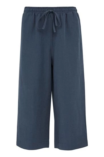 Celtic & Co. Womens Blue Cropped Trousers 8 Celtic & Co. Womens Blue Cropped Trousers - Image 6