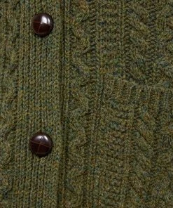Celtic & Co. Green Cable Boyfriend Cardigan -Deals Celtic Store unnamed file 1019 scaled