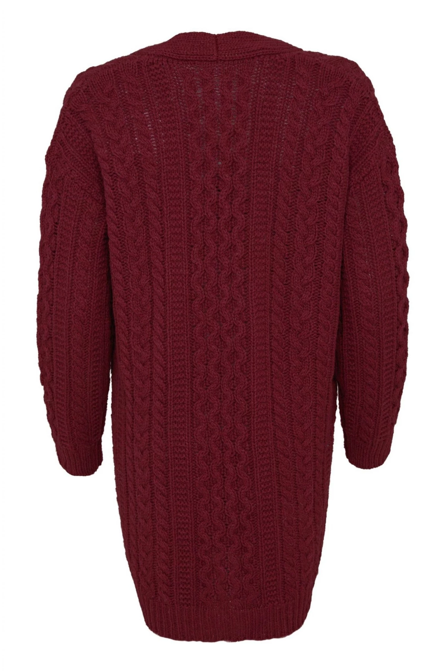 Celtic & Co. Celtic & Co Red Cable Boyfriend Cardigan 5 Celtic & Co. Celtic & Co Red Cable Boyfriend Cardigan - Image 3