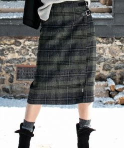Celtic & Co. Green Midi Celt Kilt