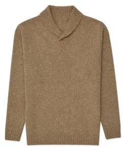 Celtic & Co. Mens Camel Donegal Shawl Collar Jumper -Deals Celtic Store unnamed file 105 scaled