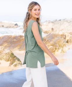 Celtic & Co. Sage Green Scoop Neck Tunic -Deals Celtic Store unnamed file 1054 scaled