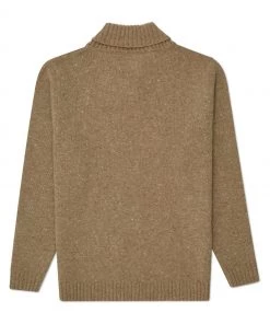 Celtic & Co. Mens Camel Donegal Shawl Collar Jumper -Deals Celtic Store unnamed file 106 scaled