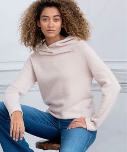 Celtic & Co. Natural Collared Slouch Jumper