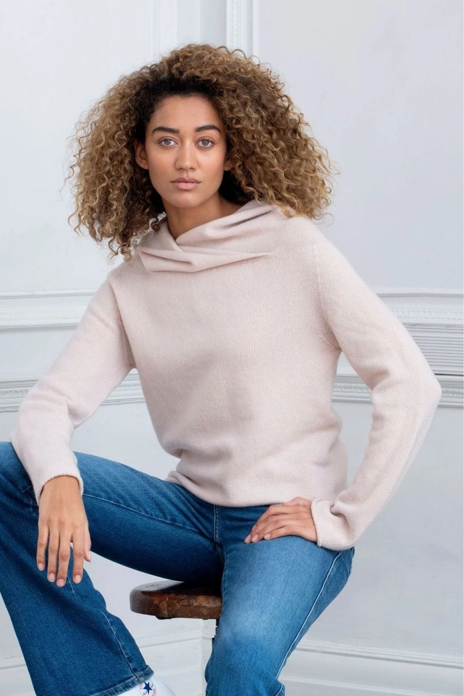 Celtic & Co. Natural Collared Slouch Jumper 3 Celtic & Co. Natural Collared Slouch Jumper