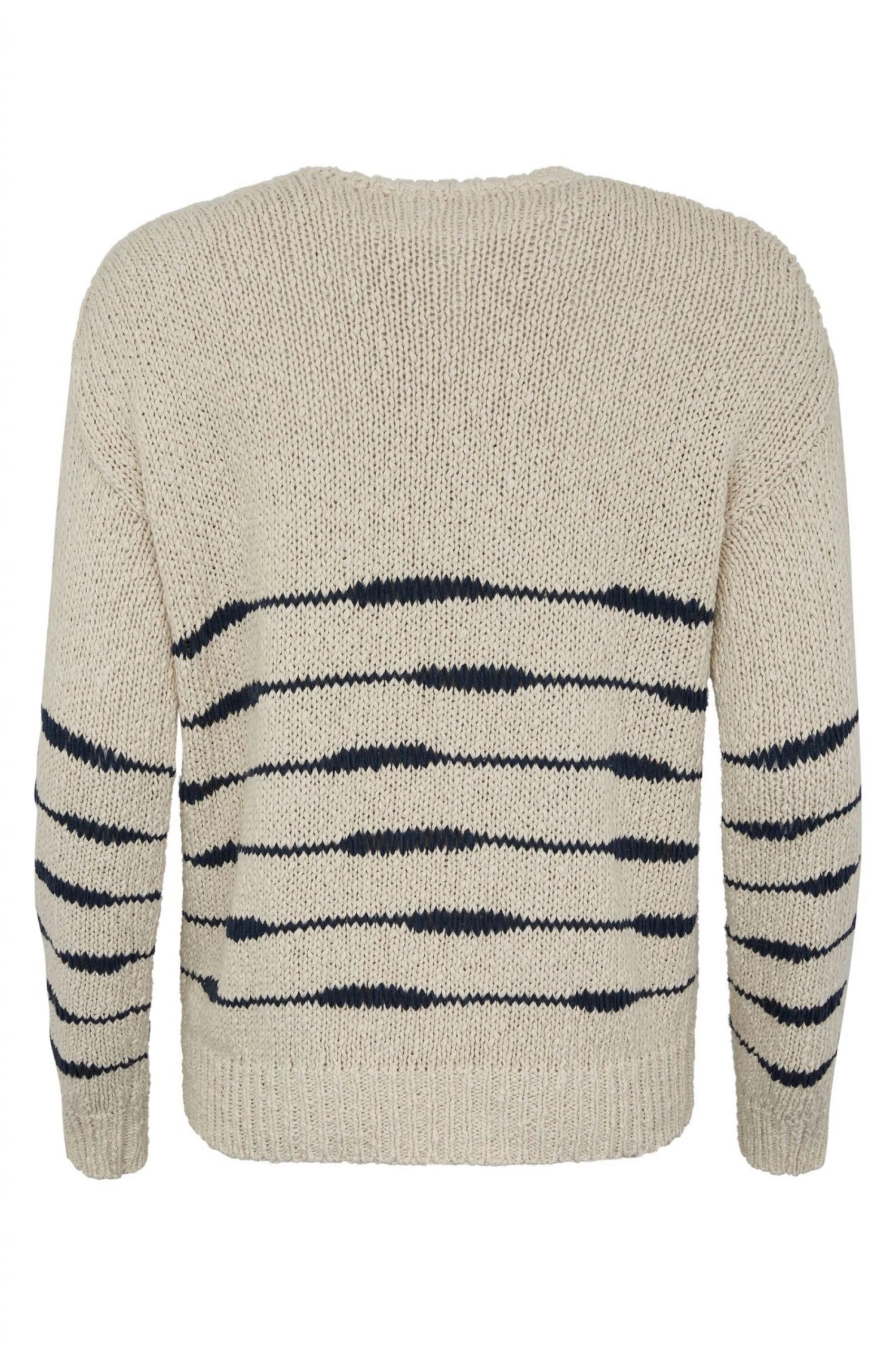 Celtic & Co. Celtic & Co Natural Drop Stitch Breton Jumper 6 Celtic & Co. Celtic & Co Natural Drop Stitch Breton Jumper - Image 4
