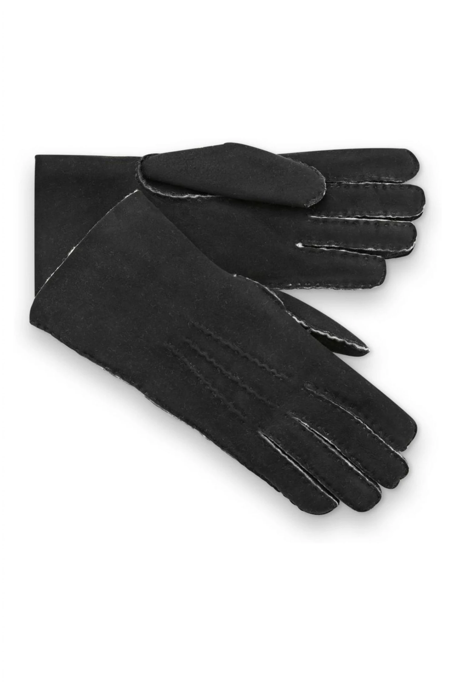 Celtic & Co. Black Sheepskin Gloves 6 Celtic & Co. Black Sheepskin Gloves - Image 4