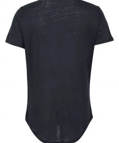 Celtic & Co. Navy Blue Linen Scoop Neck T-Shirt -Deals Celtic Store unnamed file 1179 scaled