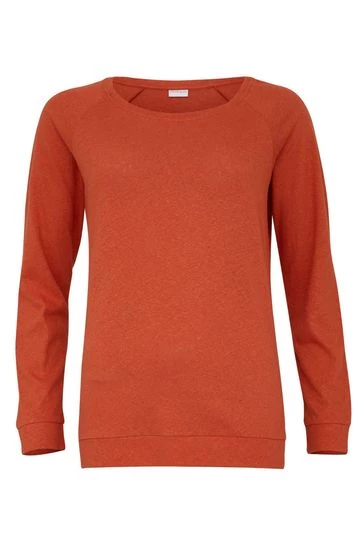 Celtic & Co. Orange Linen/Cotton Sweatshirt 7 Celtic & Co. Orange Linen/Cotton Sweatshirt - Image 5