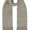 Celtic & Co. Grey Donegal Rib Scarf