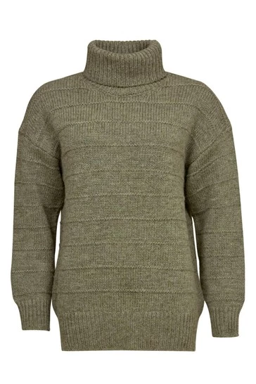 Celtic & Co. Green Purl Detail Roll Neck Jumper 7 Celtic & Co. Green Purl Detail Roll Neck Jumper - Image 5