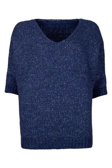 Celtic & Co. Blue Luxe V-Neck Tunic 7 Celtic & Co. Blue Luxe V-Neck Tunic - Image 5