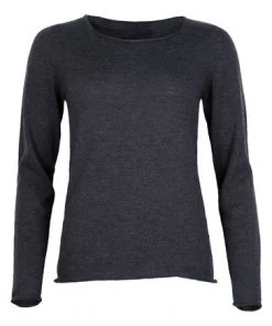 Celtic & Co. Celtic & Co Grey Fine Knit Merino Crew Neck Jumper -Deals Celtic Store unnamed file 186
