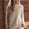 Celtic & Co. Natural Felted Funnel Neck Jumper
