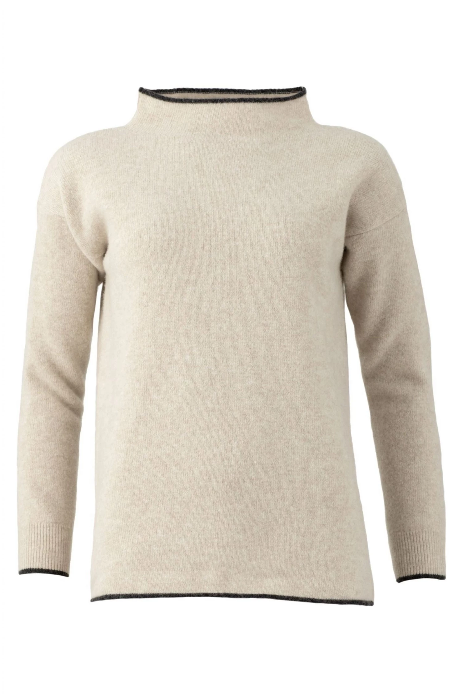 Celtic & Co. Natural Felted Funnel Neck Jumper 4 Celtic & Co. Natural Felted Funnel Neck Jumper - Image 2