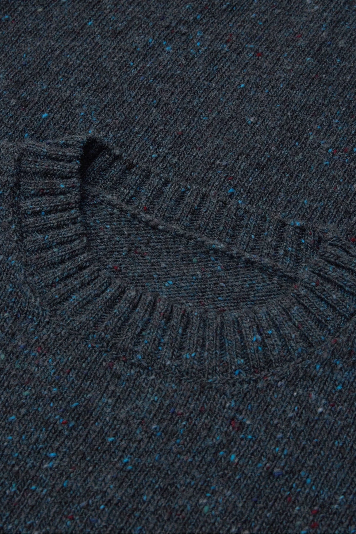 Celtic & Co. Celtic & Co Blue Men'S Donegal Crew Neck Jumper 7 Celtic & Co. Celtic & Co Blue Men'S Donegal Crew Neck Jumper - Image 5