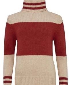 Celtic & Co. Red Alpine Easy Slouch Roll Neck Jumper -Deals Celtic Store unnamed file 217