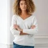 Celtic & Co. Grey Supersoft V-Neck Jumper