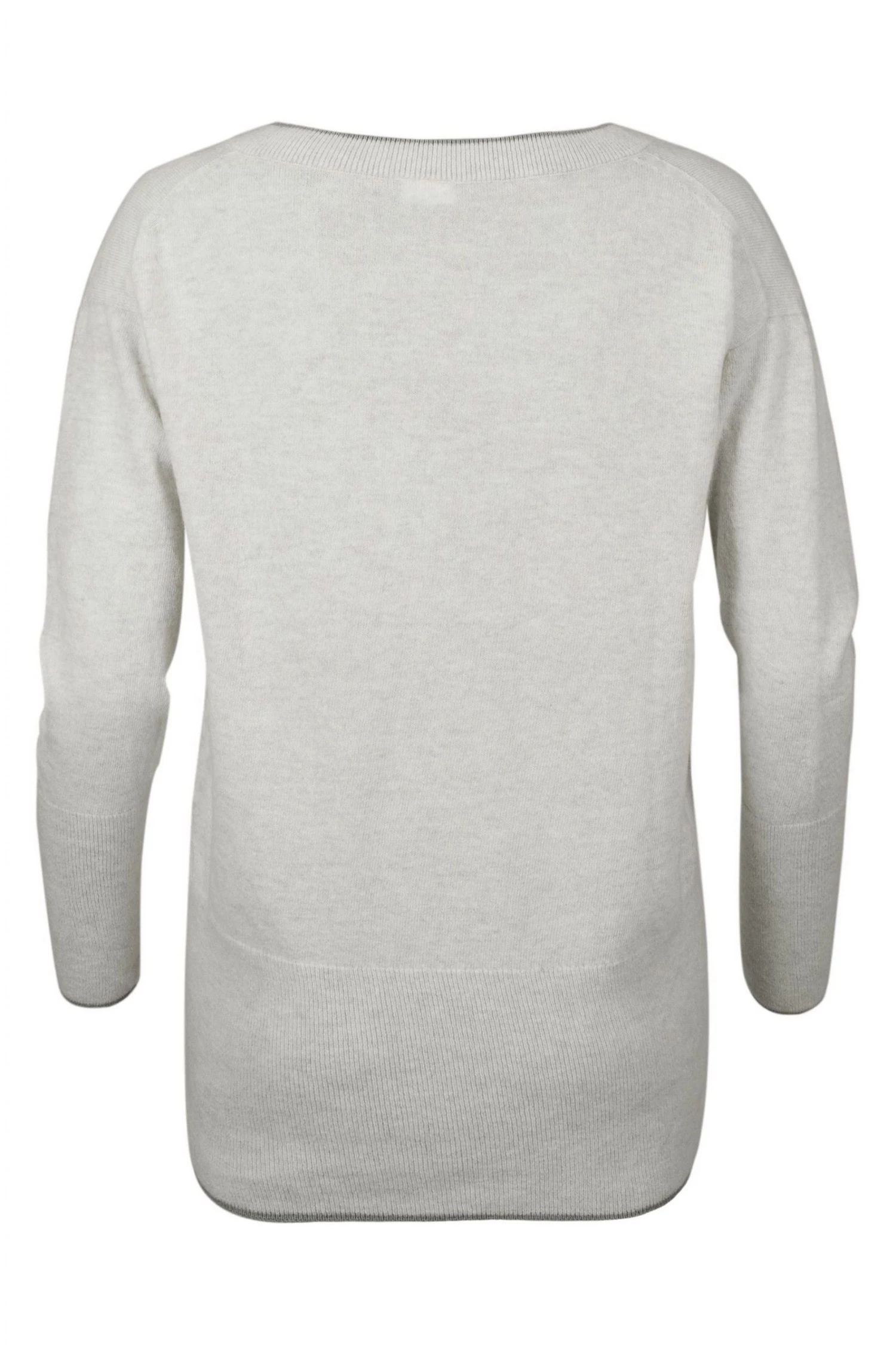 Celtic & Co. Grey Supersoft V-Neck Jumper 7 Celtic & Co. Grey Supersoft V-Neck Jumper - Image 5