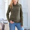 Celtic & Co. Celtic & Co Green Collared Slouch Jumper
