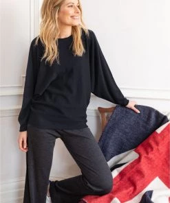 Celtic & Co. Blue Fine Batwing Jumper