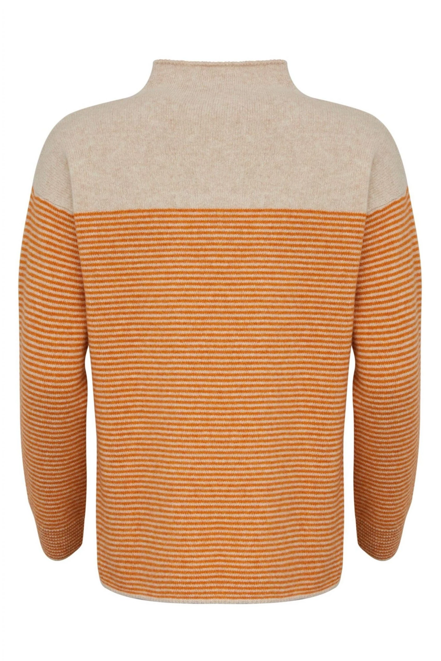 Celtic & Co. Natural Tripe Felted Funnel Neck Jumper 5 Celtic & Co. Natural Tripe Felted Funnel Neck Jumper - Image 3