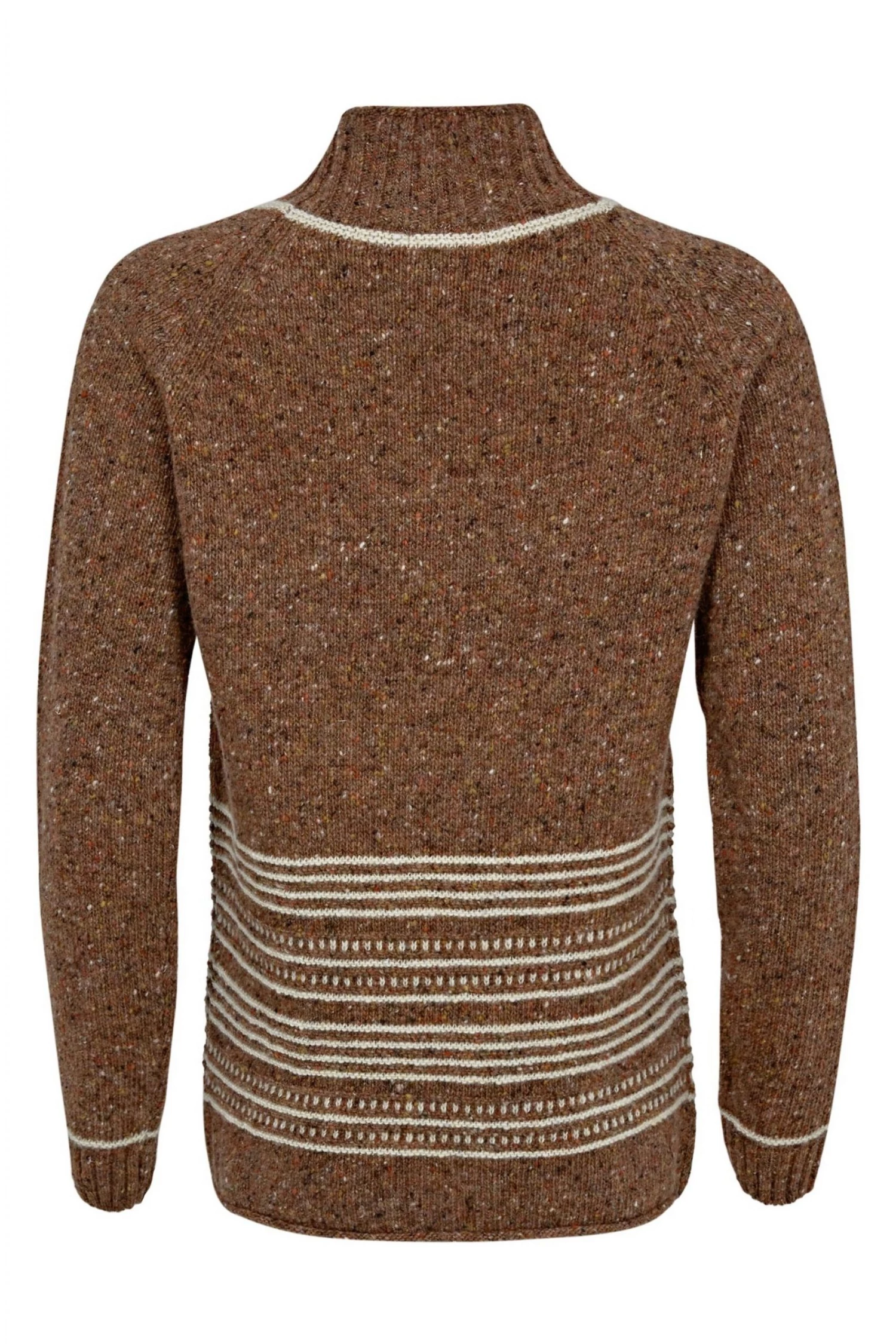 Celtic & Co. Brown Flecked Funnel Neck Jumper 5 Celtic & Co. Brown Flecked Funnel Neck Jumper - Image 4