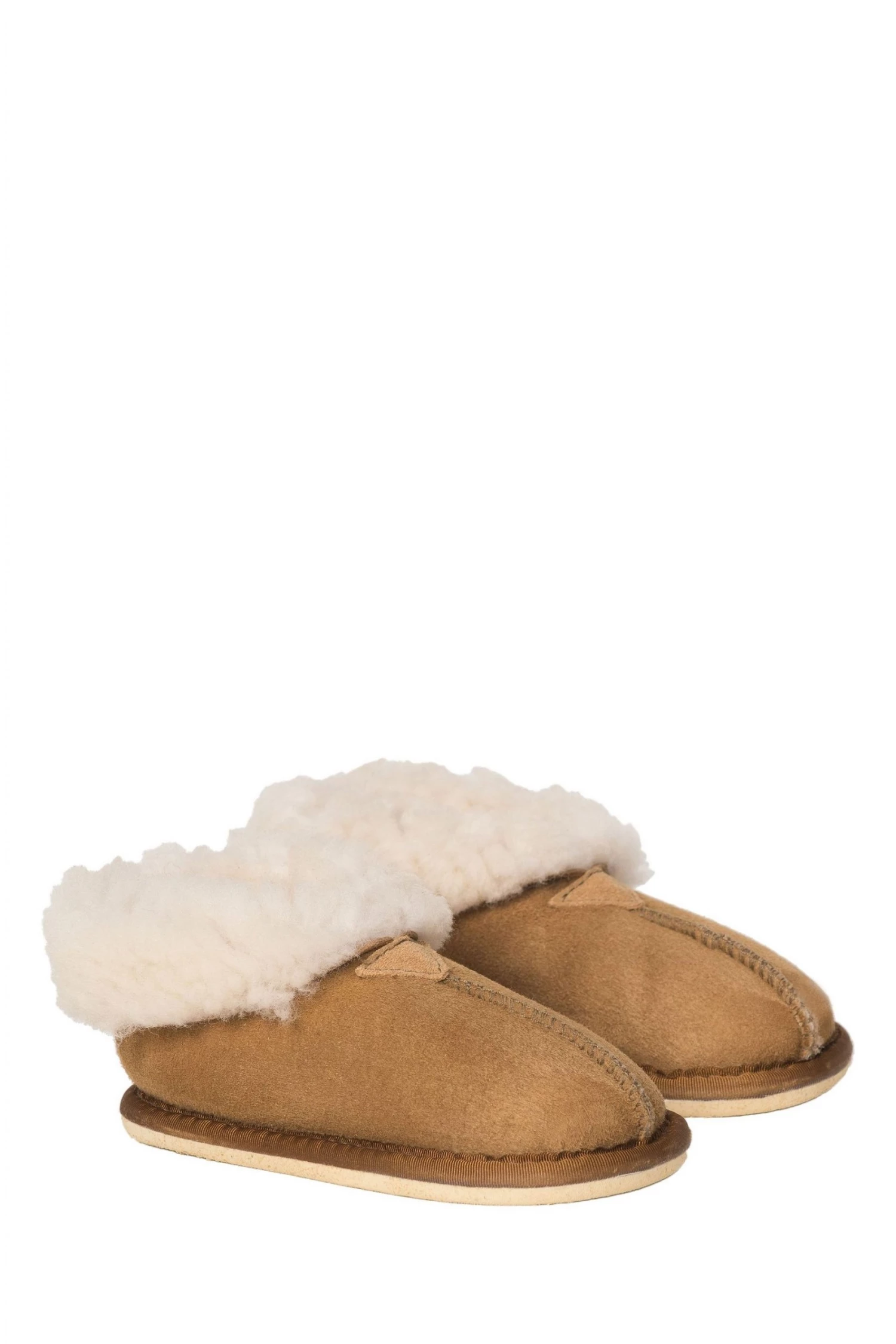 Celtic & Co. Kids Camel Sheepskin Bootee Slippers 5 Celtic & Co. Kids Camel Sheepskin Bootee Slippers - Image 3