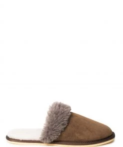 Celtic & Co. Celtic & Co Brown Mens Sheepskin Mules