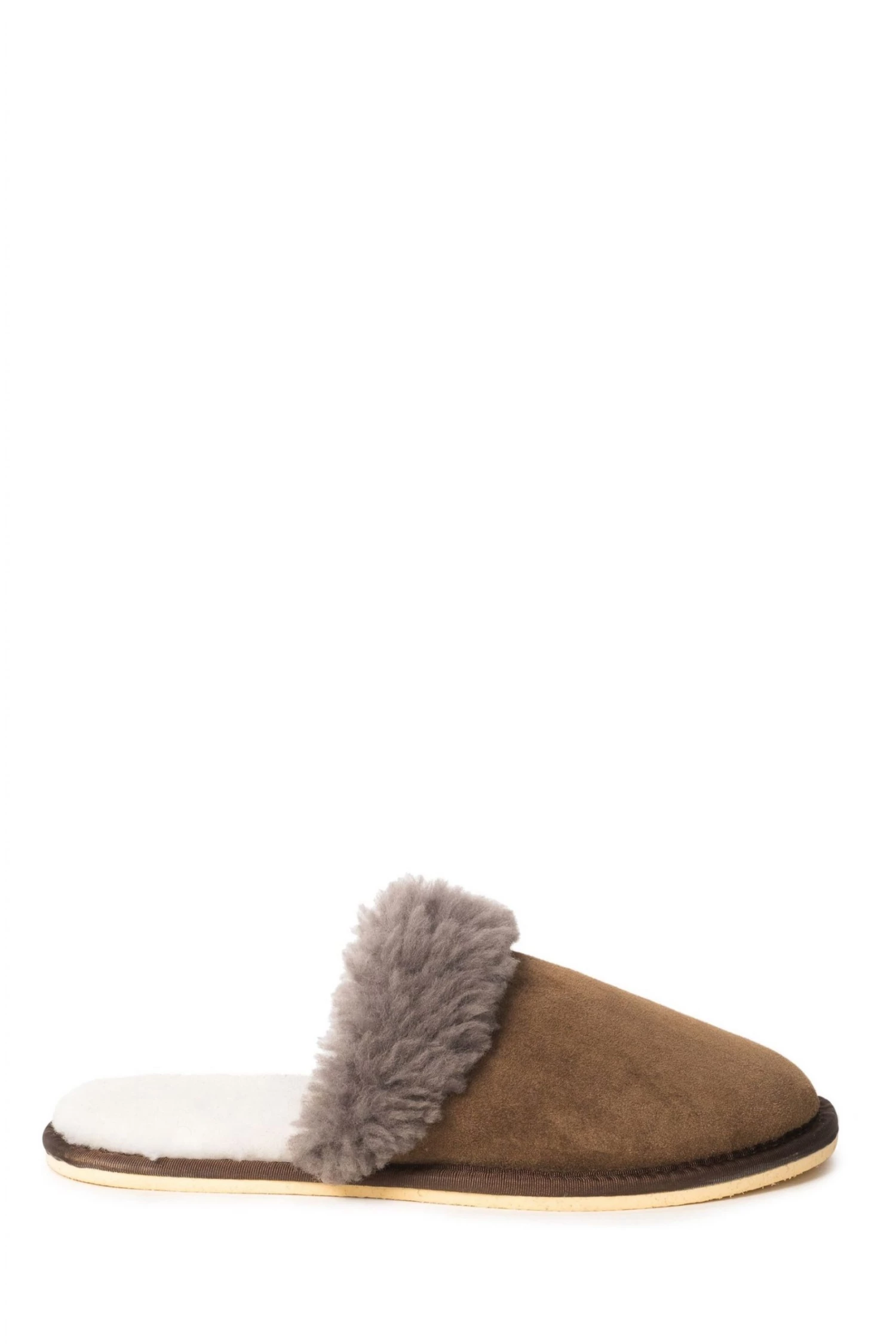 Celtic & Co. Celtic & Co Brown Mens Sheepskin Mules 3 Celtic & Co. Celtic & Co Brown Mens Sheepskin Mules