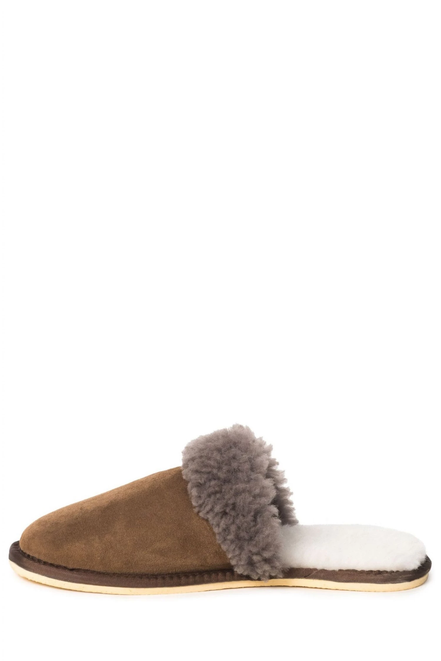 Celtic & Co. Celtic & Co Brown Mens Sheepskin Mules 4 Celtic & Co. Celtic & Co Brown Mens Sheepskin Mules - Image 2