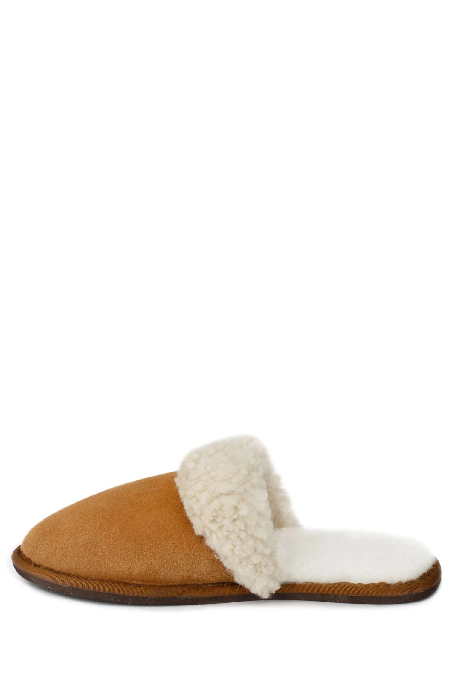 Celtic & Co. Celtic & Co Mens Camel Brown Sheepskin Mules 4 Celtic & Co. Celtic & Co Mens Camel Brown Sheepskin Mules - Image 2