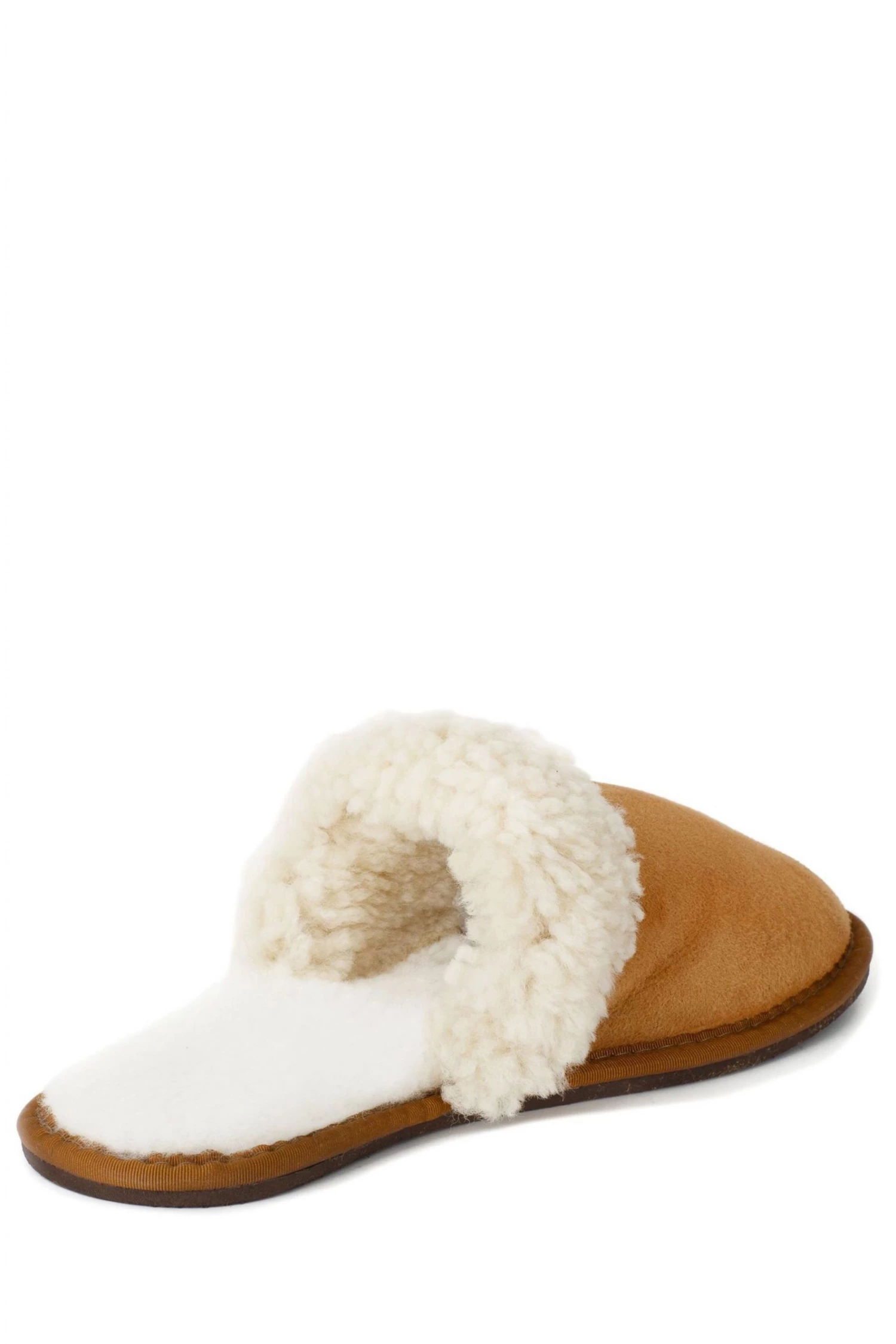 Celtic & Co. Celtic & Co Mens Camel Brown Sheepskin Mules 5 Celtic & Co. Celtic & Co Mens Camel Brown Sheepskin Mules - Image 3