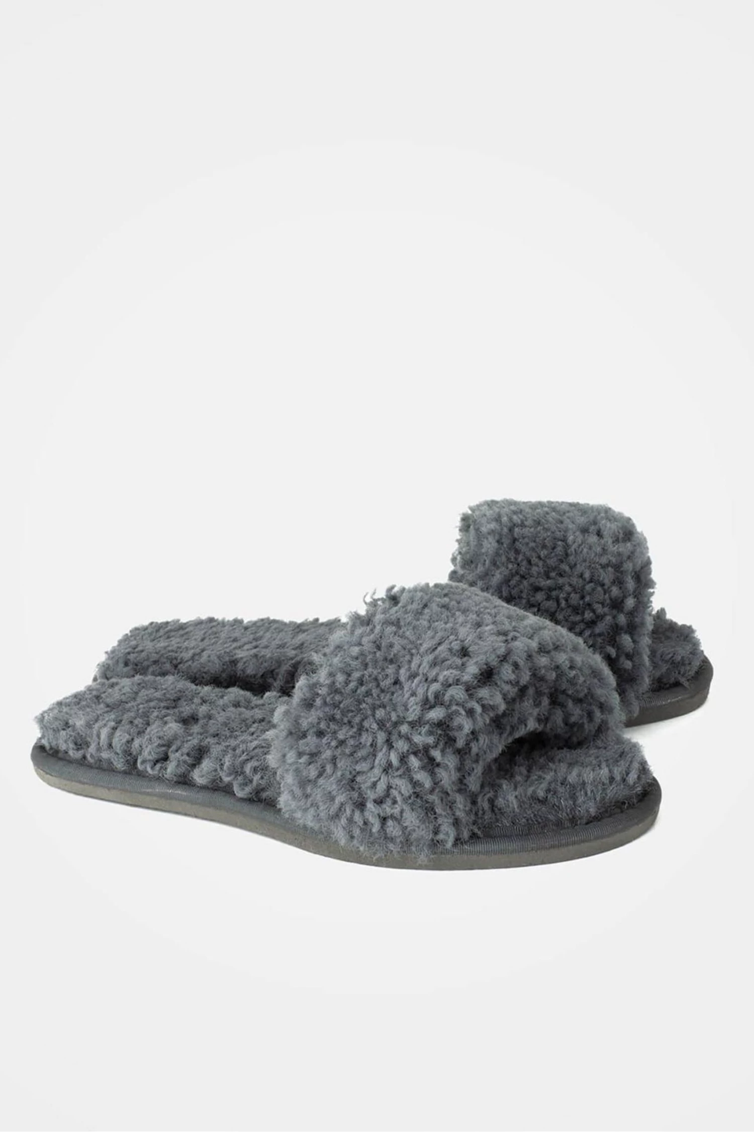 Celtic & Co. Grey Sheepskin Slides 6 Celtic & Co. Grey Sheepskin Slides - Image 4