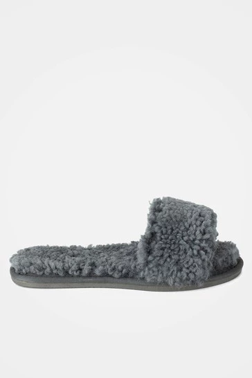 Celtic & Co. Grey Sheepskin Slides 8 Celtic & Co. Grey Sheepskin Slides - Image 6