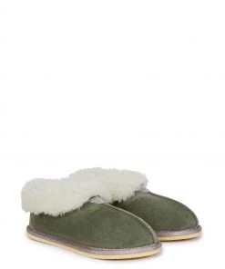 Celtic & Co. Ladies Green Sheepskin Bootee Slippers -Deals Celtic Store unnamed file 350 scaled