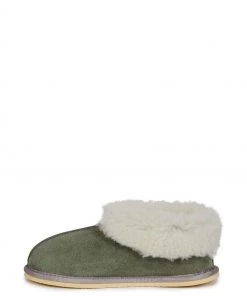 Celtic & Co. Ladies Green Sheepskin Bootee Slippers -Deals Celtic Store unnamed file 351 scaled