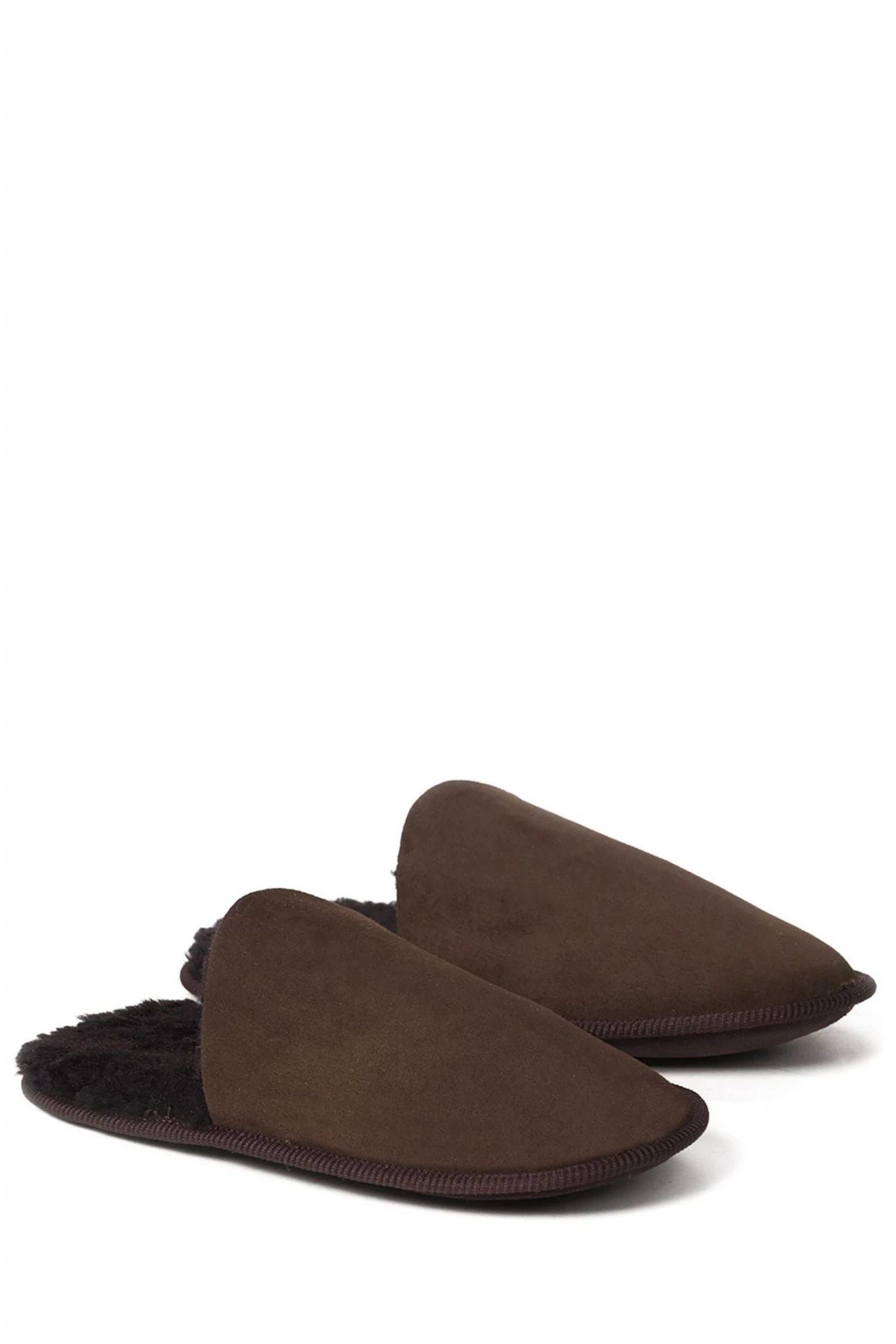 Celtic & Co. Brown Sheepskin Scuffs 6 Celtic & Co. Brown Sheepskin Scuffs - Image 4