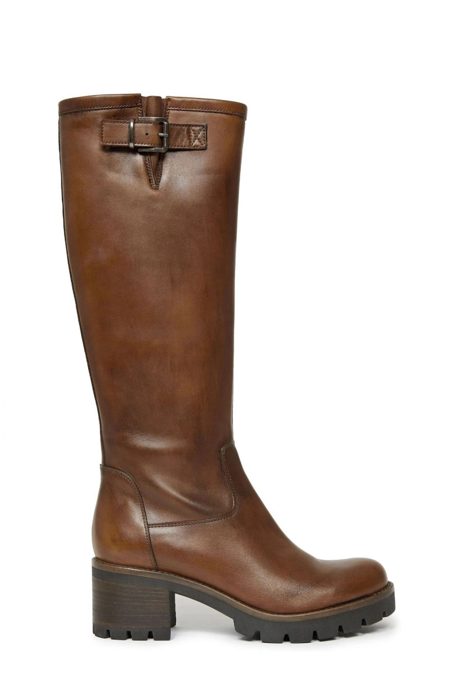 Celtic & Co. Womens Brown Biker Knee Boots 3 Celtic & Co. Womens Brown Biker Knee Boots