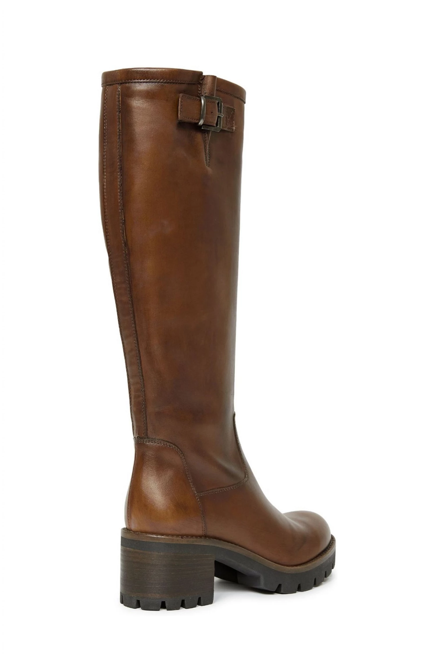 Celtic & Co. Womens Brown Biker Knee Boots 5 Celtic & Co. Womens Brown Biker Knee Boots - Image 3