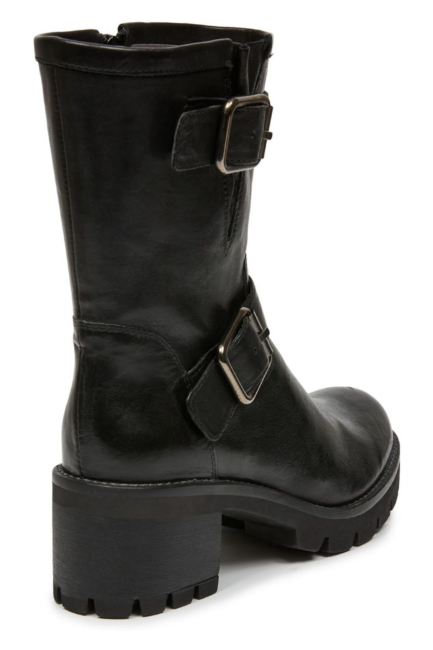 Celtic & Co. Black Block Heel Biker Boots 5 Celtic & Co. Black Block Heel Biker Boots - Image 3