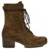 Celtic & Co. Celtic & Co Brown Block Heel Derby Boots