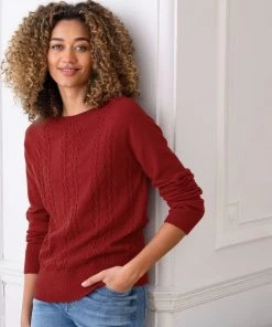 Celtic & Co. Red Supersoft Crew Neck Jumper