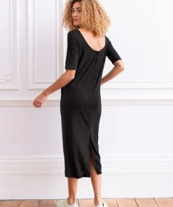 Celtic & Co. Black Linen/Cotton Button Back Dress 11 Celtic & Co. Black Linen/Cotton Button Back Dress -Deals Celtic Store unnamed file 513 scaled