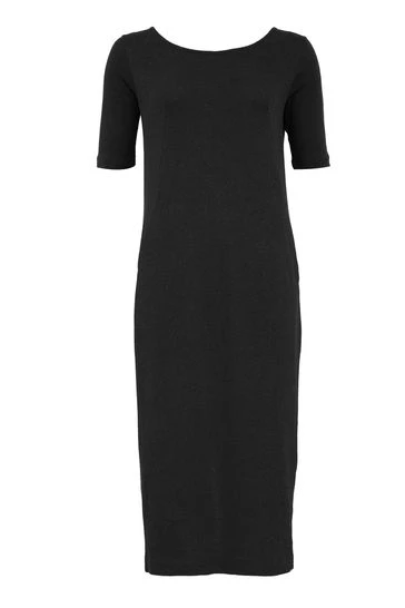 Celtic & Co. Black Linen/Cotton Button Back Dress 9 Celtic & Co. Black Linen/Cotton Button Back Dress - Image 7