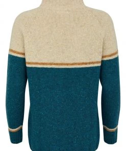 Celtic & Co. Celtic & Co Blue Colourblock Flecked Funnel Neck Jumper 11 Celtic & Co. Celtic & Co Blue Colourblock Flecked Funnel Neck Jumper -Deals Celtic Store unnamed file 54 scaled