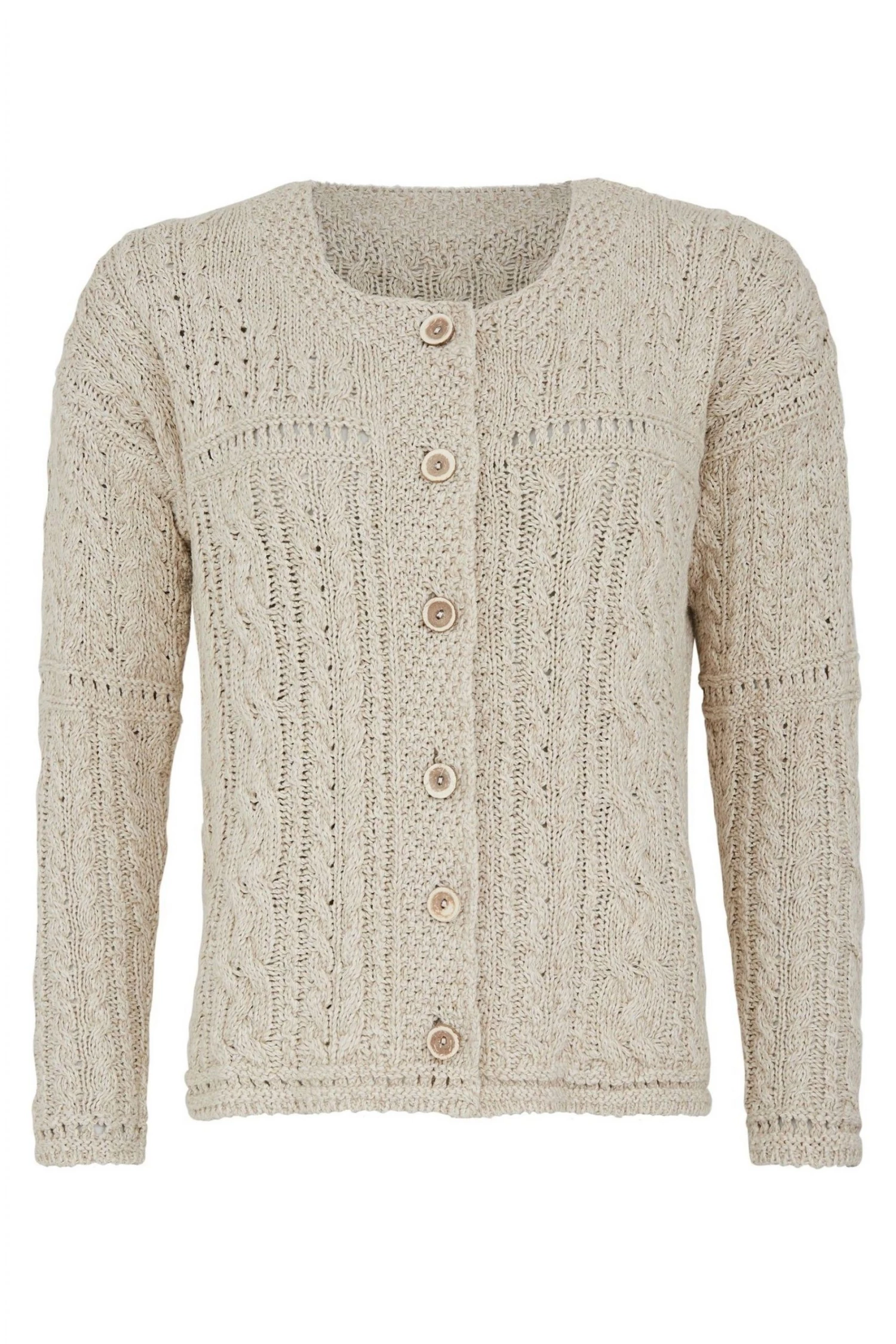 Celtic & Co. Natural Cotton Linen Cardigan 4 Celtic & Co. Natural Cotton Linen Cardigan - Image 2