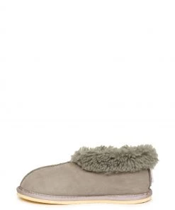 Celtic & Co. Ladies Grey Sheepskin Bootee Slippers -Deals Celtic Store unnamed file 577 scaled