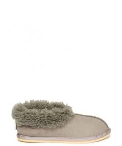 Celtic & Co. Ladies Grey Sheepskin Bootee Slippers -Deals Celtic Store unnamed file 580