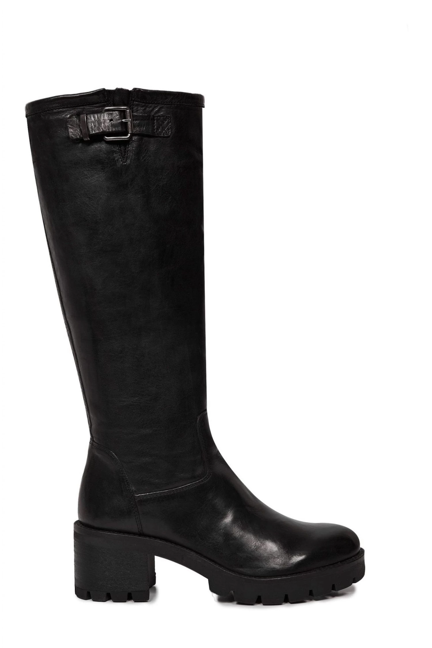 Celtic & Co. Womens Black Biker Knee Boots 3 Celtic & Co. Womens Black Biker Knee Boots
